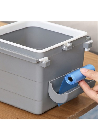 Periboia Masa Altı Sürgülü Mini Çöp Kovası Çok Renkli