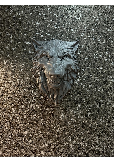 Öfkeli Kurt Duvar Dekorasyonu