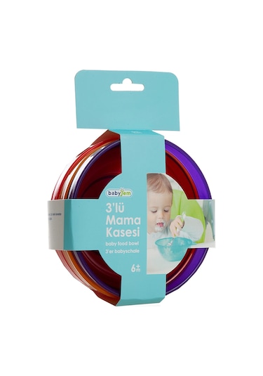 Babyjem İçiçe Geçen 3'lü Mama Kasesi Kız