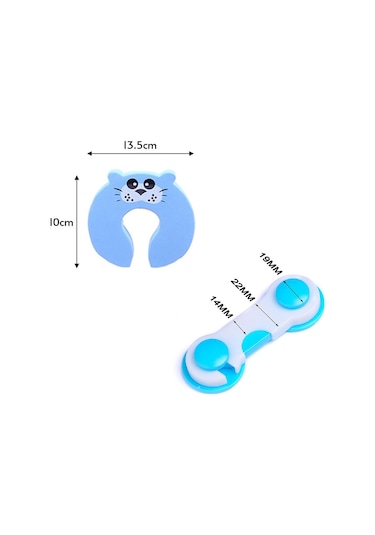Hangfox 38 Parça Çocuk Güvenlik Seti: Dolap Kilitleri, Prizi Koruyucuları, Köşe Tamponları Ve Kapı Tıkacı - Çocukların Tüm Yönlü Korunması İçin Çok Renkli