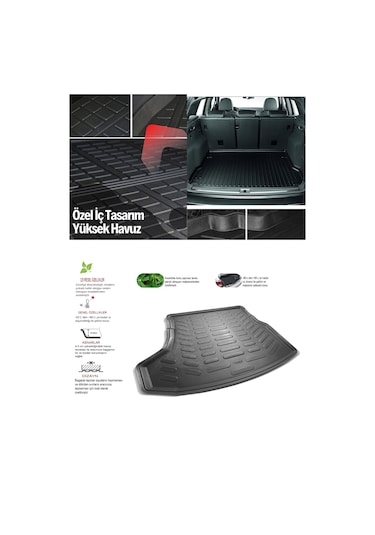 Rizline Citroen C4X 2023 Sonrası 3D Bagaj Havuzu