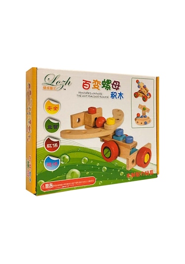 Sök Tak Eğitici Ahşap Oyuncak