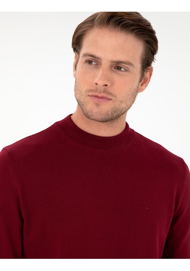 Pierre Cardin Erkek Vişne Kazak /triko 50296564-vr223 Vişne