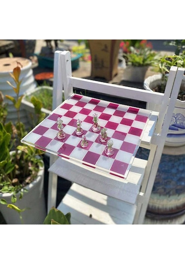 Epoksi Reçine Silikon Kalıp Üç Boyutlu Satranç Taşları Kalıbı Seti 16 Lı