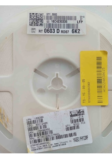 Rt0603drd076k2 % 0.5 603 6k2 5000 Adet