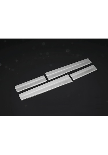 Ford Courier 2014 Sonrası Krom Kapı Eşiği 4 Parça P.çelik