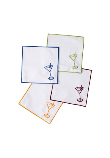 Mudo Home Festıve Kokteyl Peçete 15x15 Çok Renkli