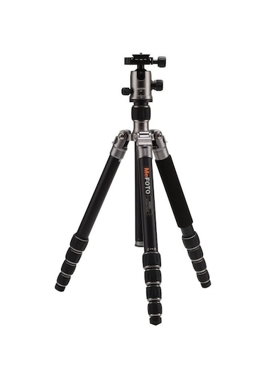 Mefoto A2350Q2T Globetrotter Aluminum Travel Tripod Kit (Titanium