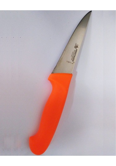 Heritagen 16 Cm Doğrama Bıçağı Sivri Kasap Bıçak Turuncu