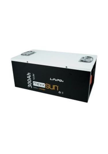 Mexxsun - İnges 12 Volt 300 Amper Lityum Akü - 3.84 Kwh Lifepo4 Batarya - 12.8 Volt