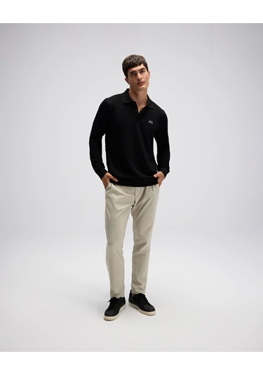 Ellesse Erkek Polo Sweatshirt Em607 Siyah