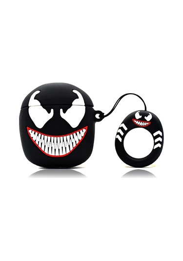 Microsonic AirPods 1. Nesil / 2. Nesil Kılıf Cartoon Figürlü Silikon Venom