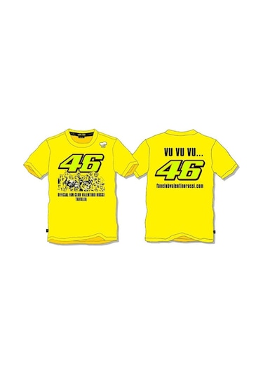 Vr46 Valentino Rossi Tshirt Sarı al Kampanyalı