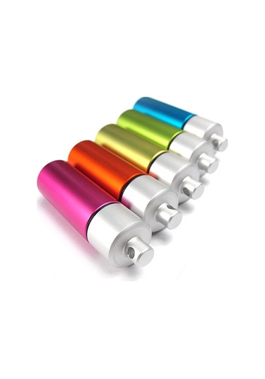 Mini Su Geçirmez EDC Anahtarlıklı Seyahat Hap Tutucu 5 Adet Çok Renkli