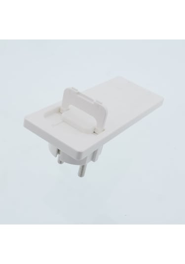 Tek-iş Fiş Yassı Topraklı Fiş Beyaz