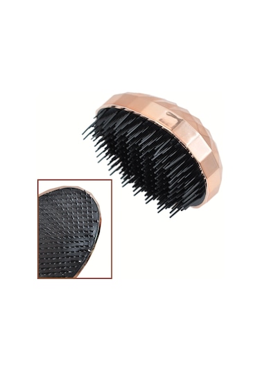 Buffer Saç Düzleştirici Düğüm Açıcı Fırça Rose Gold