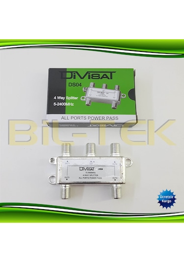 Divisat 1 Giriş 4 Çıkış 1/4 Splitter 5-2400