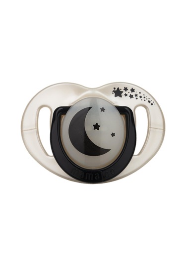 Mamajoo Sterilizasyon & Saklama Kutulu 2 Li Ortodondik Emzik Gece Beyaz