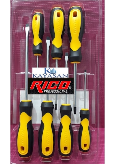 Tornavida Rico 7 Parça Klasik Tornavida Seti