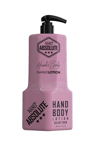 Nano Absolute Hand & Body Lotıon Velvet Skın Pembe 500 Ml / Nano Absolute El Ve Vucüt Losyonu