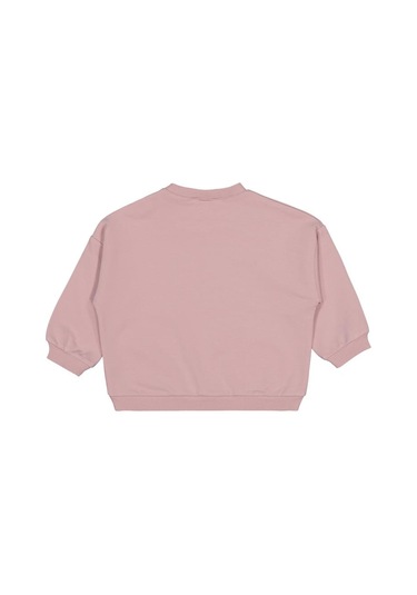 Civil Baby Nice Girl Baskılı 6-18 Ay Sweatshirt - Lila Soft Gül Kurusu