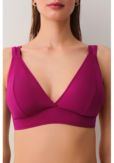 Suwen Üçgen Bikini Üst Sbn25410c1283 Vişne