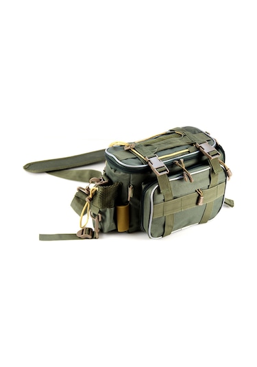 Hallow Olta Takımı Çanta Olta Takımı Saklama Çantası Organizatör Yeşil Ordu