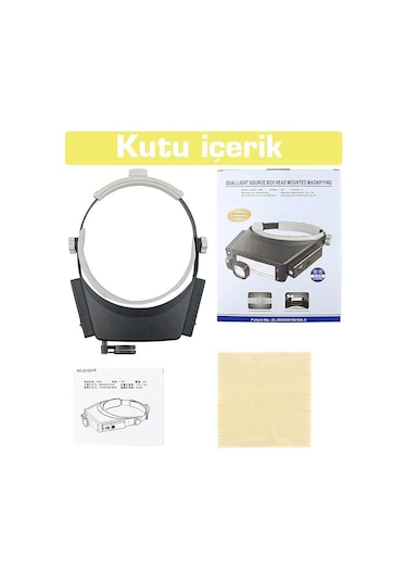 Texta 81007p Led Işıklı Kuyumcu Kafa Büyüteci