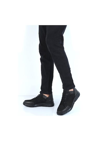 Dropland 8346 Sm - Siyah Nubuk %100 Deri Erkek Bot 001