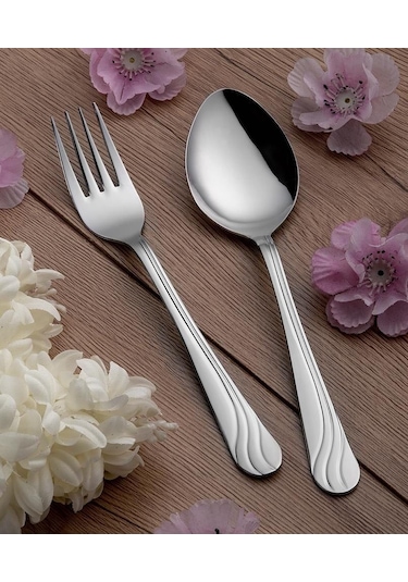 Tercan Eko Sarmaşık Model Tatlı Çatal 430 Kalite 1.2 Mm 12 Adet