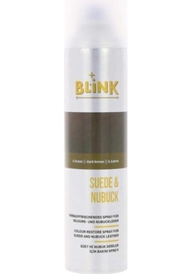 Blink Koyu Kahve Süet Nubuk Sprey 250 ML Koyu Kahverengi
