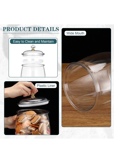 Monyee Plastik Şeker Ve Bisküvi Kutusu Seti - Saklama Ambalajı Diğer