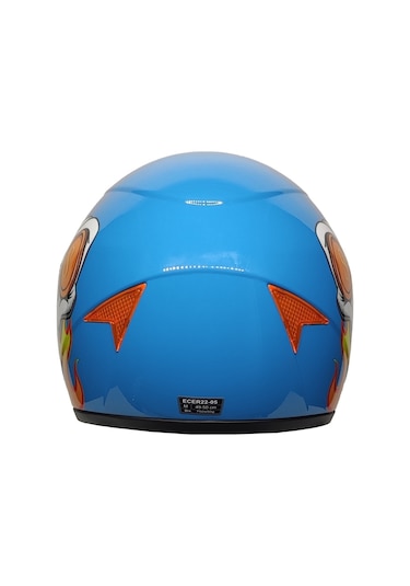 Mts Sy118 Çocuk Kaskı Skull Mavi