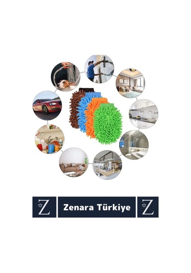 Yumuşak Oto Araç İç Dış Elektronik Otomobil Detay Esnek Mikrofiber Yıkama Temizleme Eldiveni