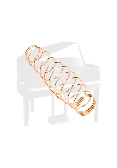 Ranyeek Piyano Tamiri İçin Bakır Yayı Seti - 90 Adet Dayanıklı, Pas Koruyucu, Esnek Tünel Yayları - Upright Piyano Yedek Parçası