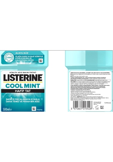 Listerine Zero Hafif Tat Ağız Bakım Suyu 500 ML