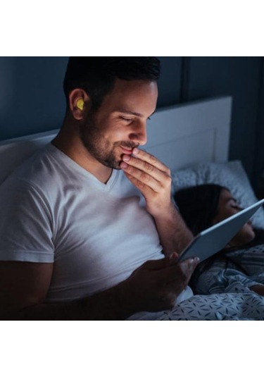 Cdq 60 Adet Silikon Kulak Tıkacı Uyku Gürültü Önleyici Kalıplanabilir Kulak Tıkacı Siyah