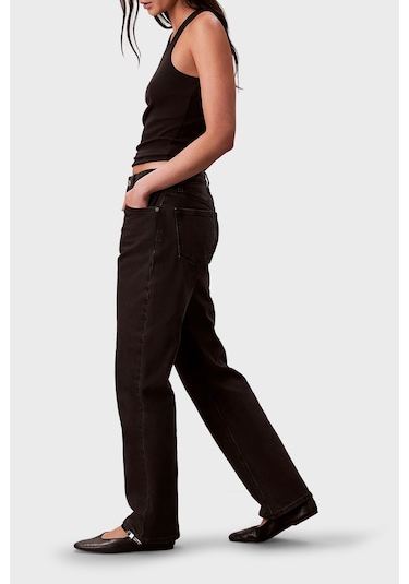 Calvin Klein Bayan Kot Pantolon Lv047b909g 846 Siyah Siyah