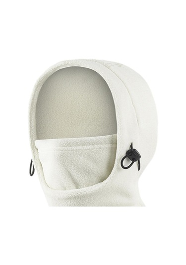 Suntek Kış Balaclava Termal Sıcak Başlık Yürüyüş Beyaz Beyaz