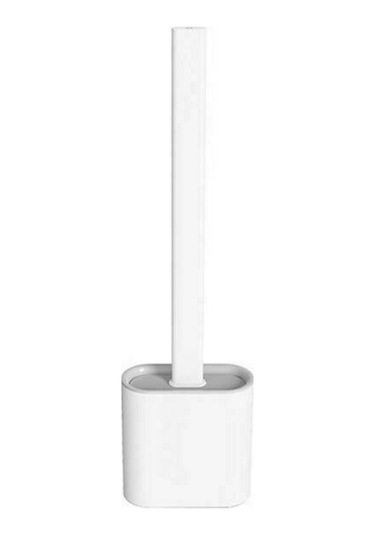 Yaozixa Silikon Tuvalet Fırçası Tuvalet Fırçası Tutucu Yaratıcı Temizleme Fırçası Seti Beyaz