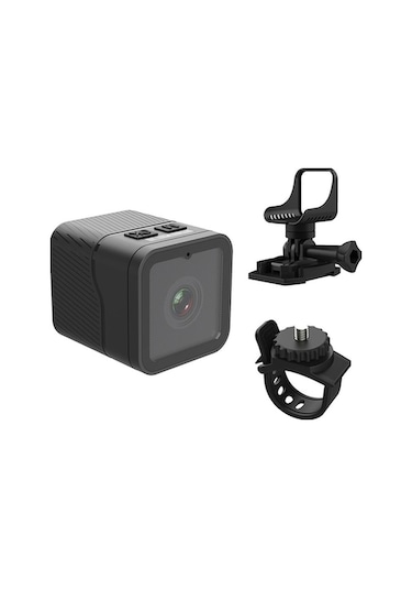 Ankatek 1080p Çok Fonksiyonlu Bisiklet Kamerası Bisiklet Kamerası Açık Hava Wifi Spor Kamerası Su Geçirmez Dahili Pil İle Açık Hava Sporları İçin Bisiklet Sta Siyah Siyah