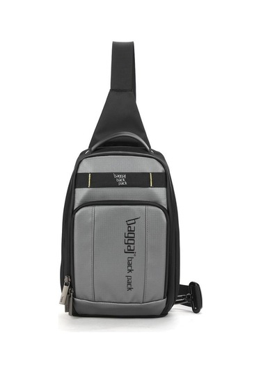Tek Askılı Bodybag Erkek Sırt Çantası Baggaj Cs24160 Gri