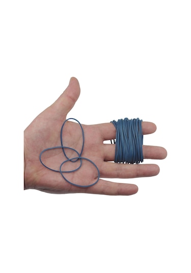 Ekoset Mavi Paket Ambalaj Para Lastiği 1000 Adet 70Mm
