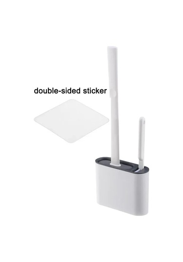 Liangmei Ölü Köşe Olmadan Silikon Yumuşak Saç Tuvalet Temizleme Ahşap