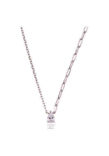 Masaliko Minio 2 İthal Gümüş Kolye Ms3277, 925 Ayar Kadın Gümüş Kolye, İthal Ürün Altın