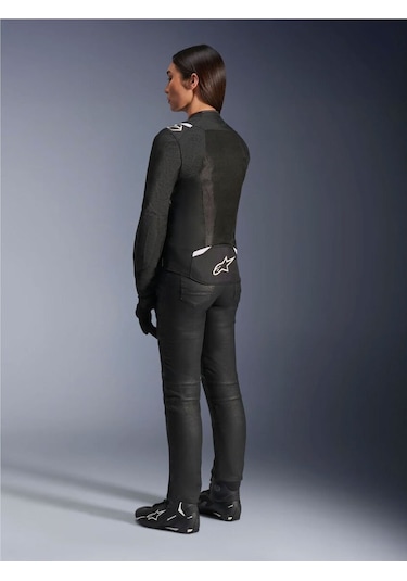 Alpinestars Stella T-sps Air V2 Korumalı Kadın Motosiklet Montu Siyah Beyaz