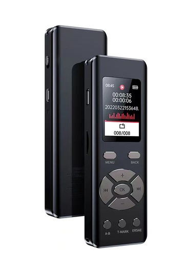 Singree V03 Renkli Ekranlı Yüksek Hassasiyetli Dijital Ses Kaydedici, Mp3 Çalar, 8gb Dahili Hafıza, Usb-c Bağlantı