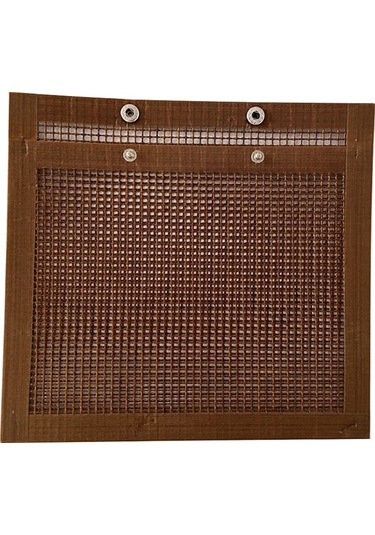 30x24cm Fiberglas Barbekü Izgara Torbaları Örgü Kese Isıya Dayanıklı Barbekü Et Sebze Izgara Torbası Bpa İçermez, Fda Sertifikalı Değil - Kahverengi