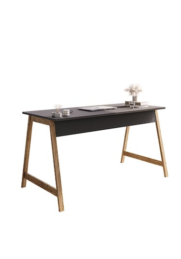 Lagomood Denge Çalışma Masası 120 Cm Antrasit Ceviz Antrasit  -  Ceviz