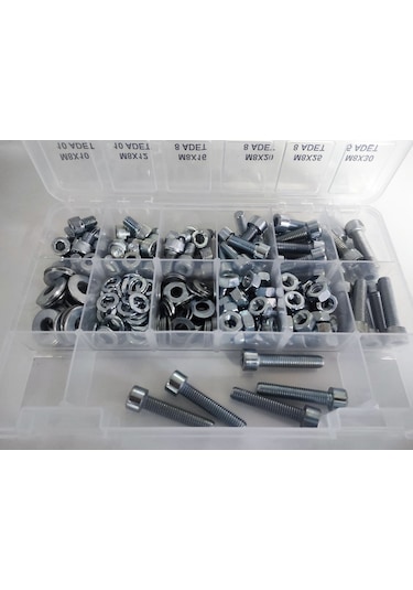 Ayaz M8 Imbus Civata Seti 230 Parça Dın 912 Alyan